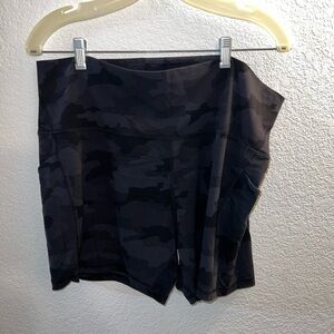 Lululemon Athletica Dark Camouflage Shorts